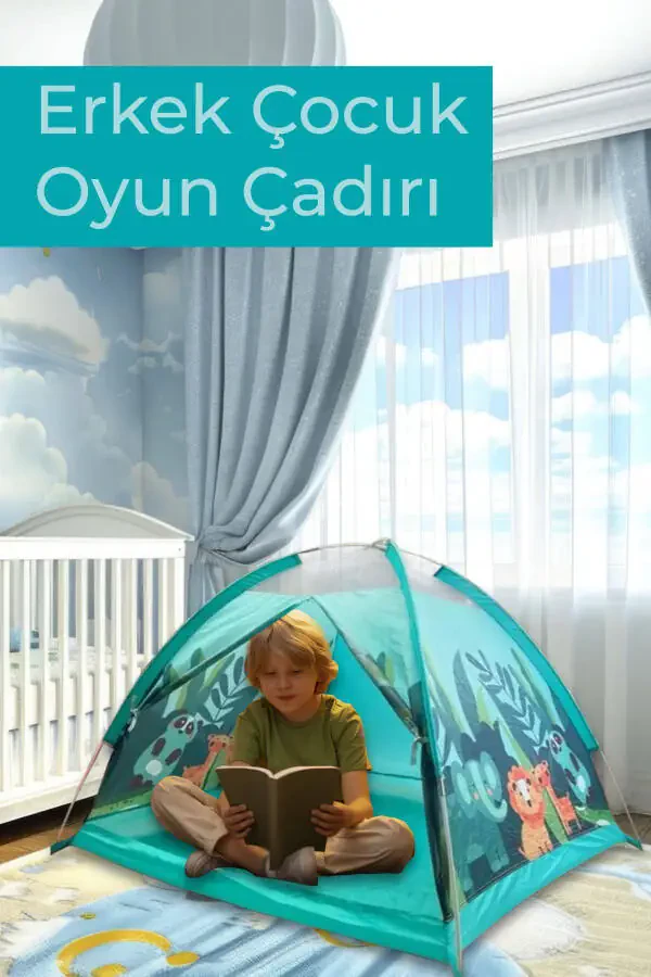 ST210 Easy Setup Boys Play Tent 120x12 - 2