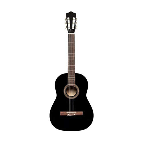 Stagg 6 String Classical Guitar, Right, Black, 1/2 Size (SCL50 1/2-BLK) - 2