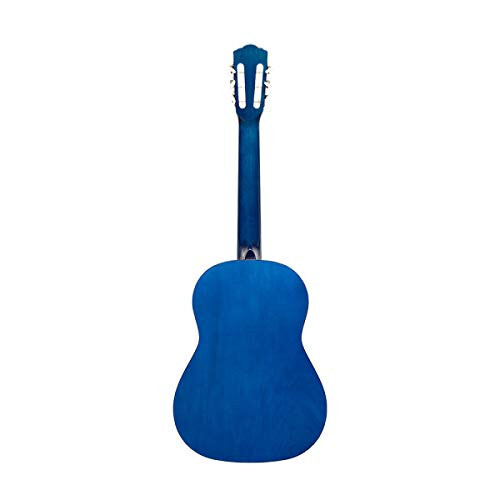 Stagg 6 String Classical Guitar, Right, Blue, 3/4 Size (SCL50 3/4-BLUE) - 3