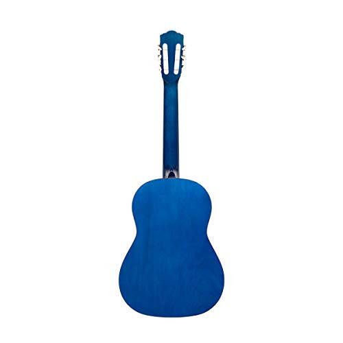 Stagg 6 String Classical Guitar, Right, Blue, 3/4 Size (SCL50 3/4-BLUE) - 3