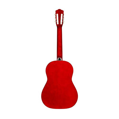 Stagg 6 String Classical Guitar, Right, Red, 3/4 Size (SCL50 3/4-RED) - 3