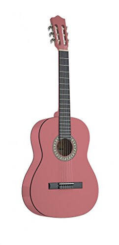 Stagg C530 PK 3/4 Classical Guitar, Pink - 1