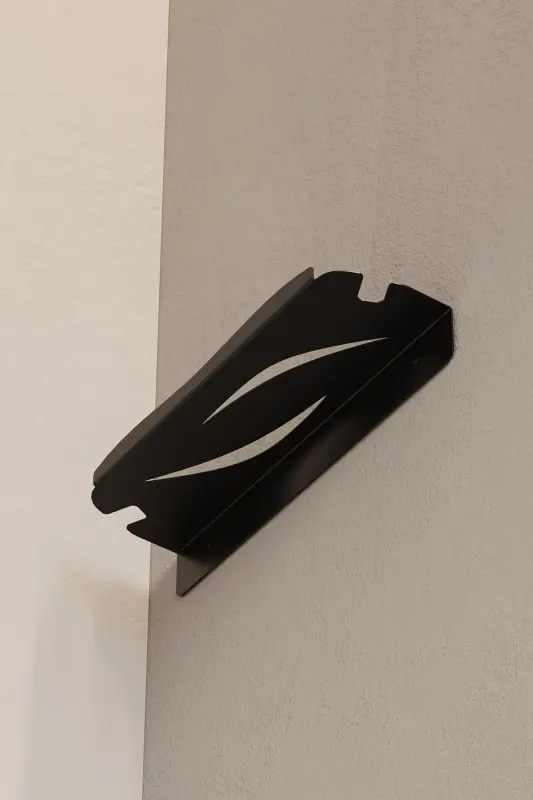 Stainless Steel Bathroom Shelf - Adhesive Shower Caddy Shampoo Shelf Matte Black Hanging Rack - 5