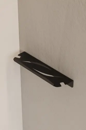 Stainless Steel Bathroom Shelf - Adhesive Shower Caddy Shampoo Shelf Matte Black Hanging Rack - 7