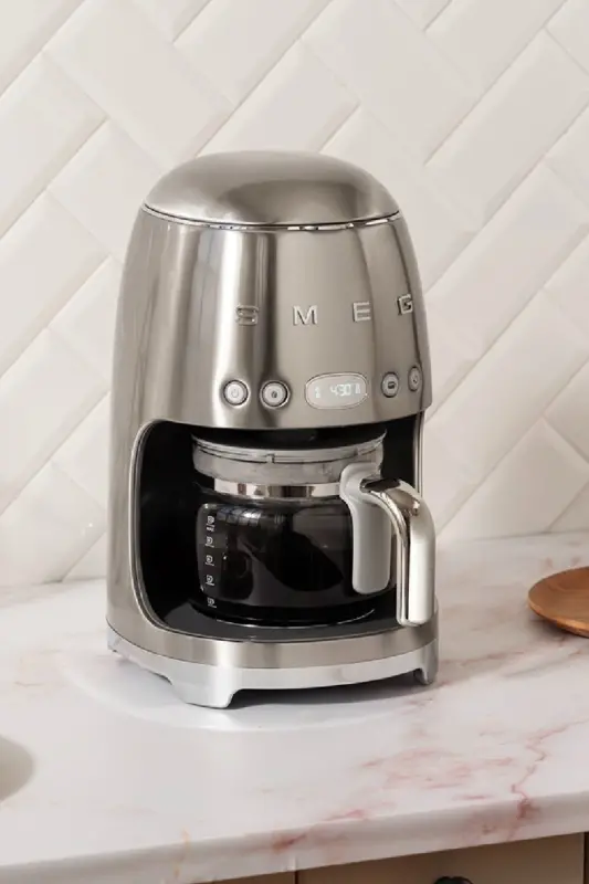 Stainless steel filter coffee maker. - 7
