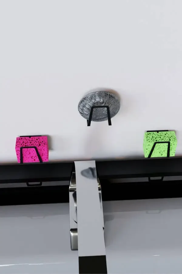 Stainless Steel Kitchen Bathroom Sponge Holder Dishcloth Holder Soap Holder 3 Pcs Mt40s - 4