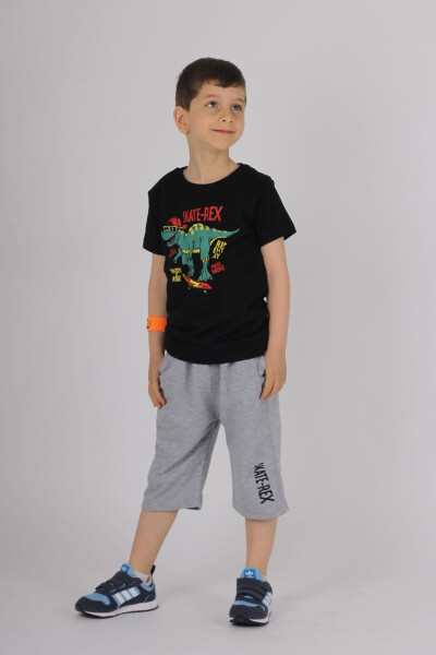 Stake-rex Printed Pocket Cotton Summer Boys Set - 4