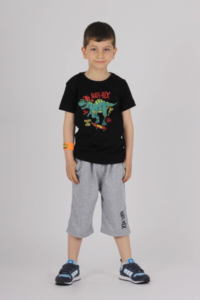 Stake-rex Printed Pocket Cotton Summer Boys Set - 7