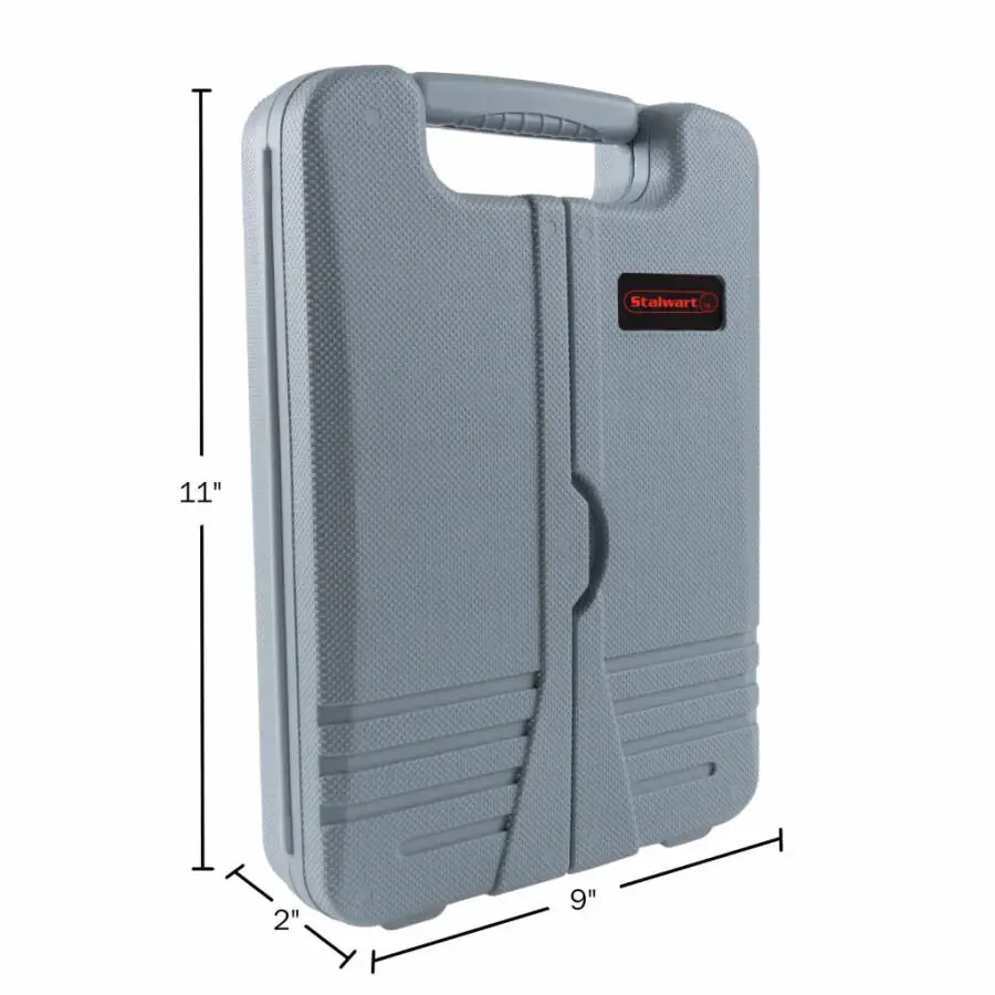 Stalwart 130PC Tool Set - Uy qurilish loyihalari uchun qo'l asboblari to'plami (Kulrang) - 2