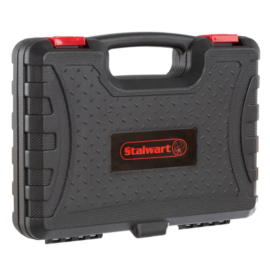 Stalwart Tool Kit - 102 Heat-Treated Pieces with Carrying Case - Essential Steel Hand Tool and Basic Repair Set for Apartments, Dorm, Homeowners - 3