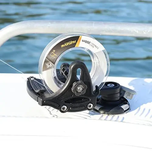 Станция для намотки лески RAILBLAZA для лодок или каяков, регулируемая с поворотной основой для StarPorts, рельсов или фиксированных креплений - 4