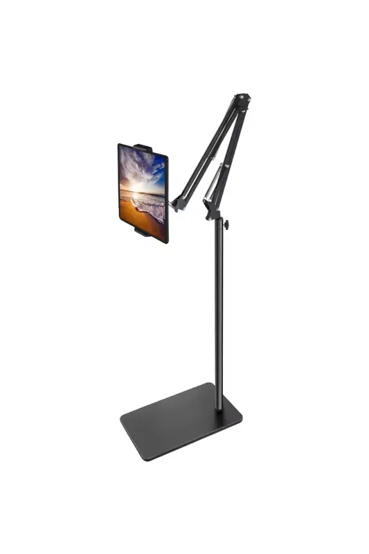 Stand Akıllı Tablet Telefon Tutucu 360 Derece Yükseklik Ayarlı Katlanabilir, Esnek Güçlendirilmiş-TB1 - EN SİGA