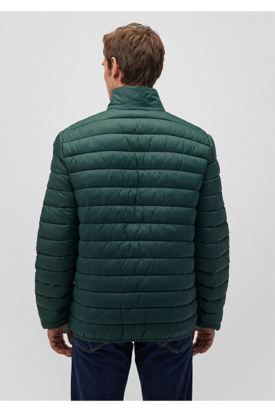 Stand collar, green puffer jacket (0110016-85173) - 4