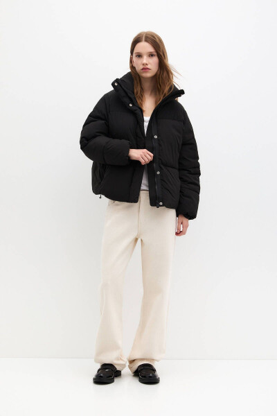 Stand collar puffer jacket - 3