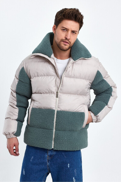 Stand Collar Puffer Jacket AF-K50638PRM - 2