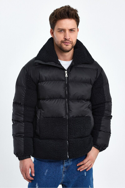 Stand Collar Puffer Jacket AF-K50638PRM - 1