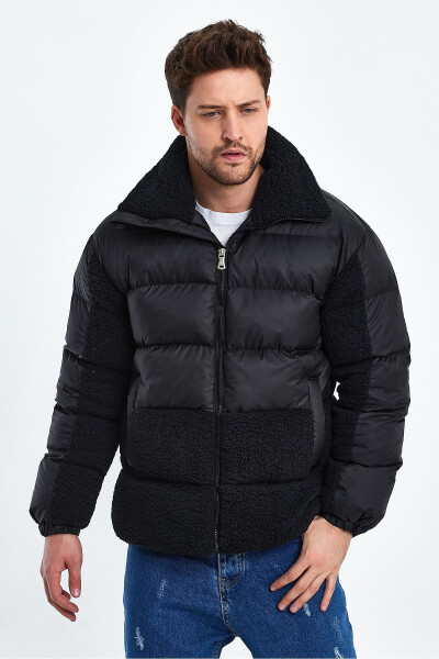 Stand Collar Puffer Jacket AF-K50638PRM - 2