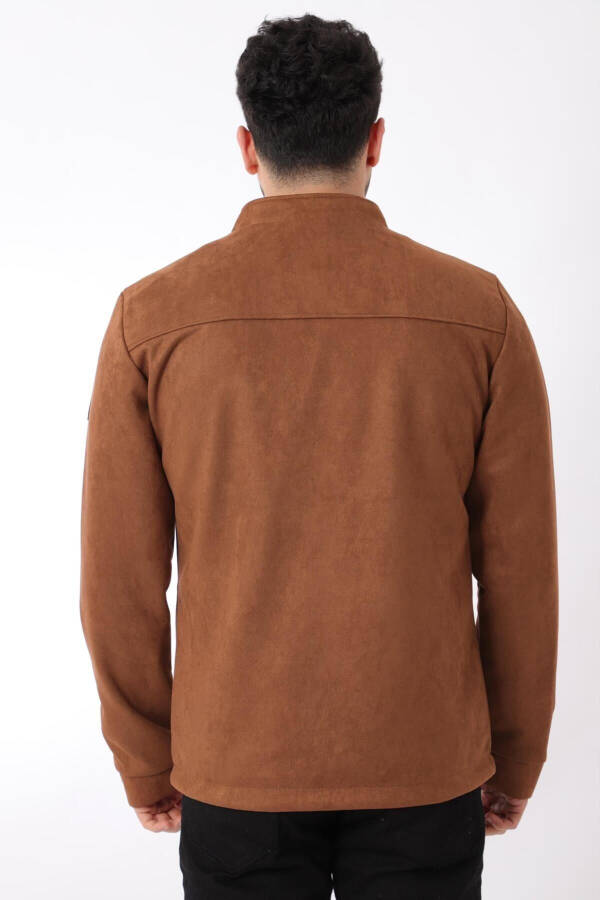 Stand Collar Suede Seasonal Jacket Pldp 2981_60294 - 5