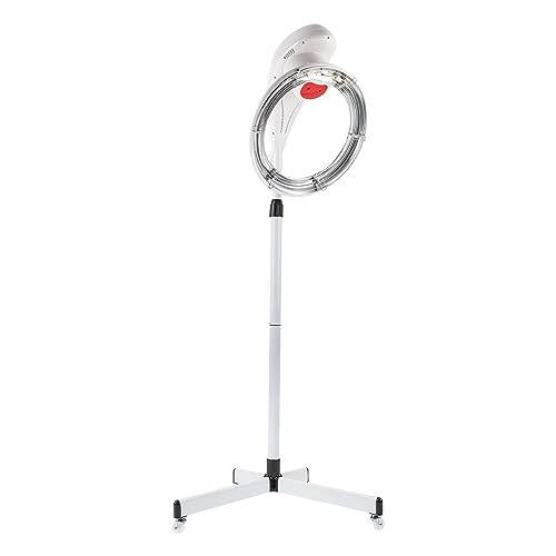 Stand Hair Dryer, 360° Orbiting Rotating Hair Processor, Professional Hairdryer Adjustable Height and Temperature,for Beauty Salons, Hair Salons, Or for Home Use to Care Hair and Spa,White - 1