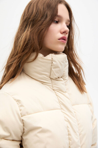 Stand-up collar puffer jacket - 6