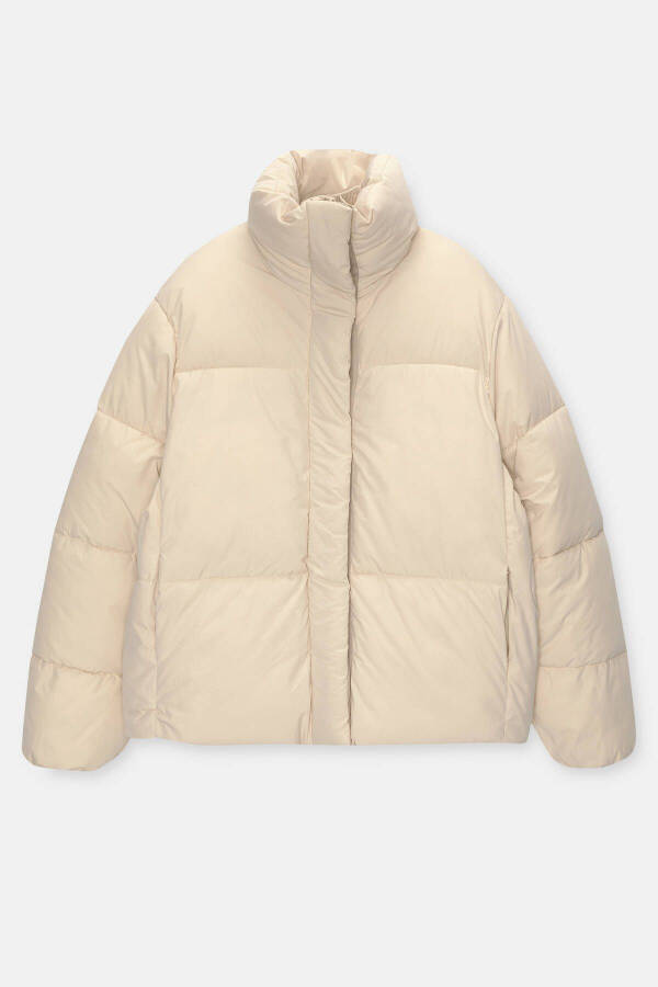 Stand-up collar puffer jacket - 7