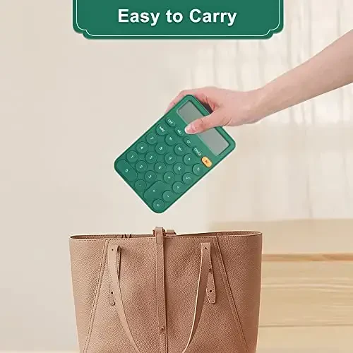 Standard Calculator 12 Digit,6.2 * 4.2in Desktop Large Display and Buttons,Calculator with Large LCD Display for Office,School, Home & Business Use,Automatic Sleep,15 °Tilt Screen - 4