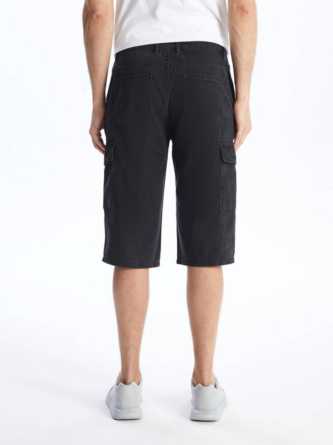 Standard Fit Men's Jean Bermuda Shorts - 11