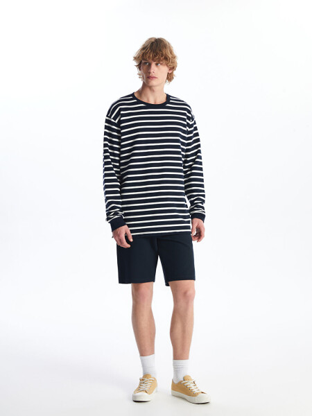 Standard Fit Men's Shorts-Navy Blue - LC WAIKIKI