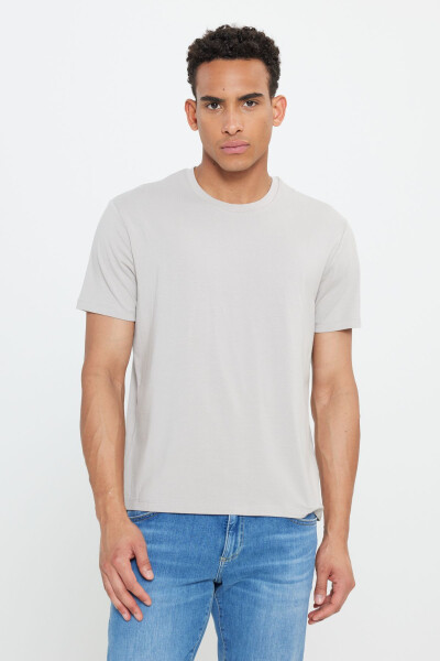Standard Fit Regular Cut Crew Neck Cotton T-Shirt - ALTINYILDIZ CLASSICS