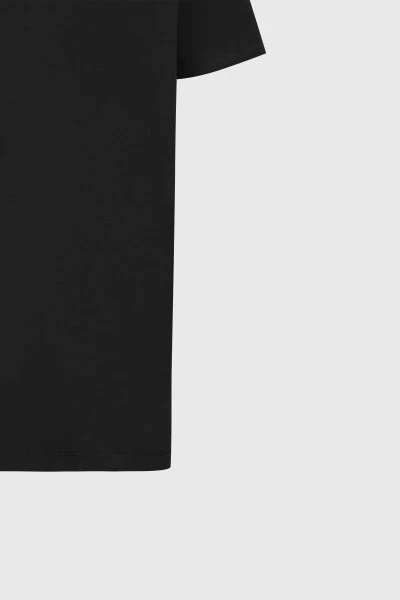 Standard Fit Regular Cut Crew Neck Cotton T-Shirt - 8