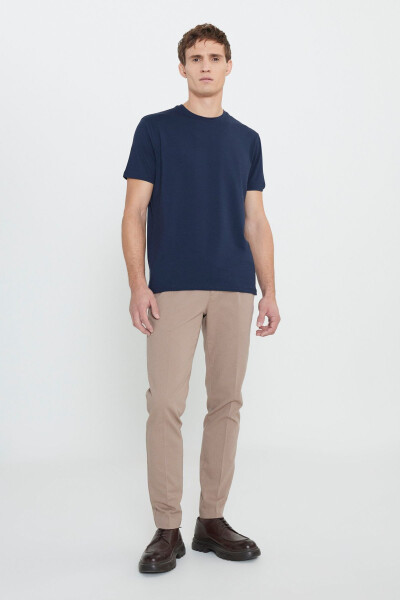 Standard Fit Regular Cut Crew Neck Cotton T-Shirt - ALTINYILDIZ CLASSICS (1)