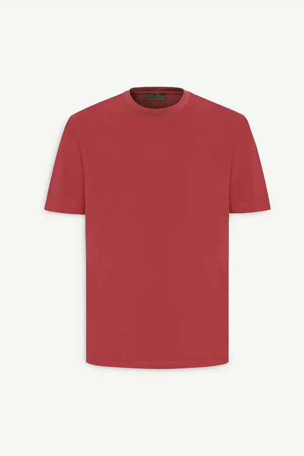 Standard Fit Regular Fit Crew Neck Cotton T-Shirt - 6