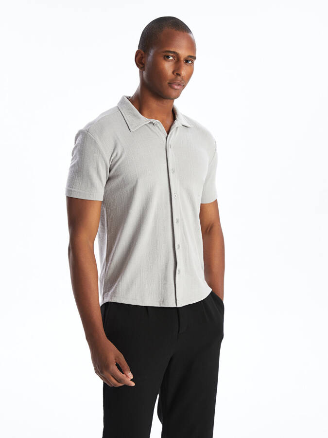 Standard Fit Short Sleeve Men's Shirt - 8