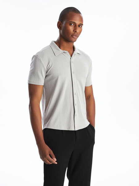 Standard Fit Short Sleeve Men's Shirt - 1