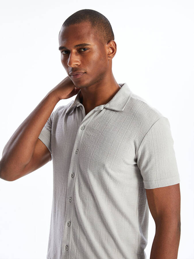 Standard Fit Short Sleeve Men's Shirt - 3