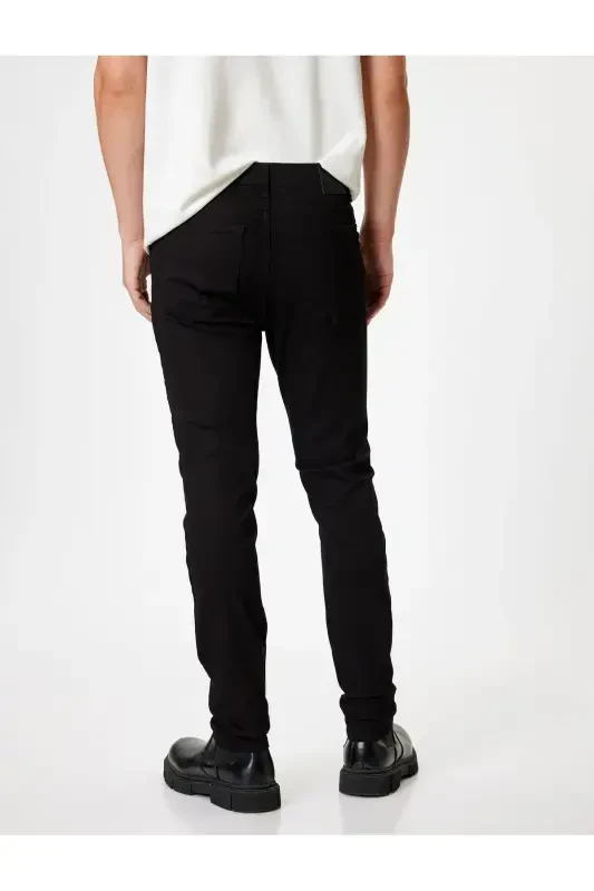 Standart Bel Skinny Fit Jinsi Shim - Michael Jea - 4