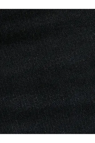 Standart Bel Slim Fit Kot Pantolon - Brad Jean-Siyah - 6