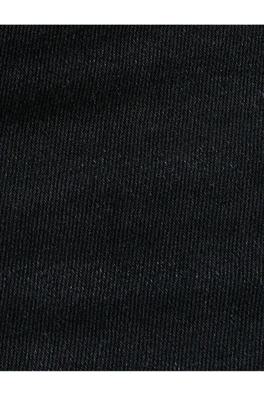 Standart Bel Slim Fit Kot Pantolon - Brad Jean-Siyah - 6