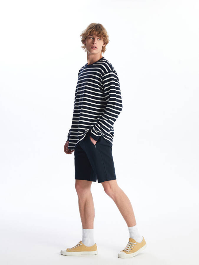 Standart Kalip Erkak Short-Lacivert - 2