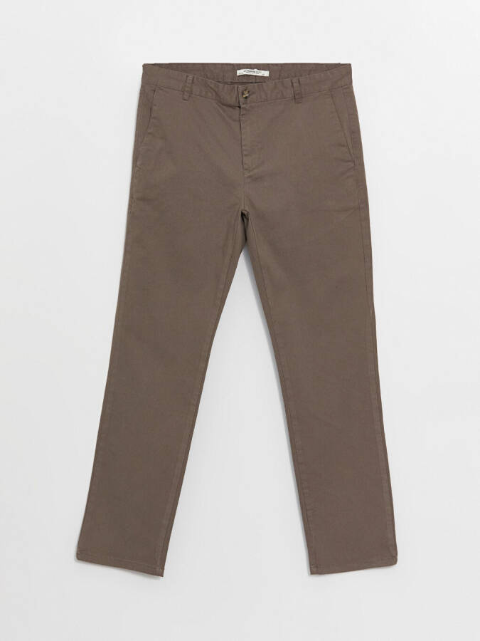 Standart Kalıp Erkek Chino Pantolon - 5