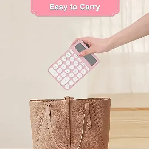 Standart kalkulyator 12 xonali, 6,2 * 4,2 dyuymli ish stoli Katta displey va tugmalar, Ofis, maktab, uy va biznes uchun katta LCD displeyli kalkulyator, Avtomatik uyqu, 15 °Egish ekrani - 4