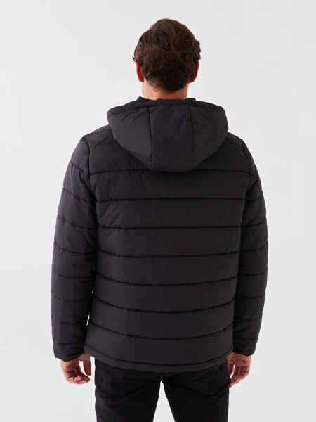 Standart Kesim Kaputli Erkaklar Uchun Puffer Ko'ylagi - 6
