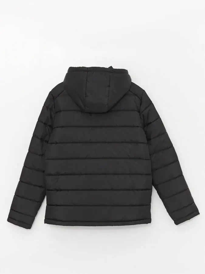 Standart Kesim Kaputli Erkaklar Uchun Puffer Ko'ylagi - 8