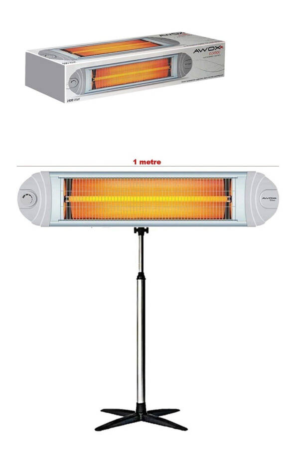 Standing Heater- Ecotec 2500w Infrared Heater-white - 2