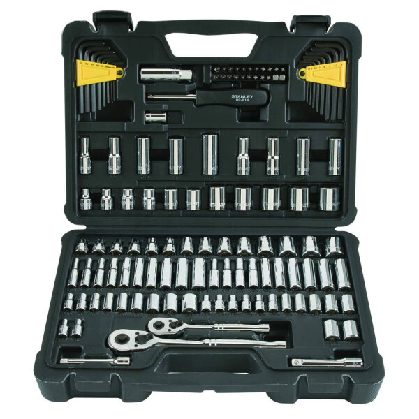 Stanley 123 Pc 1/4 & 3/8 Drive Mechanics Tool Set - 2
