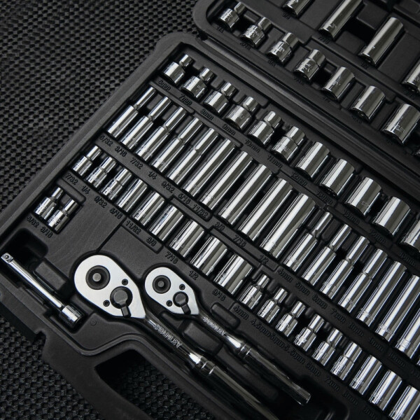 Stanley 123 Pc 1/4 & 3/8 Drive Mechanics Tool Set - 4
