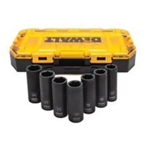 Stanley 7522451, Deep Impact Socket Wrench & Set, 7 Pieces - 1