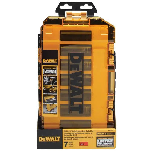 Stanley 7522451, Deep Impact Socket Wrench & Set, 7 Pieces - STANLEY (1)