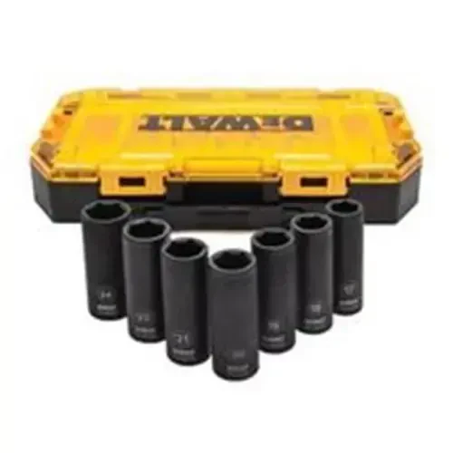 Stanley 7522451, Deep Impact Socket Wrench & Set, 7 Pieces - 1