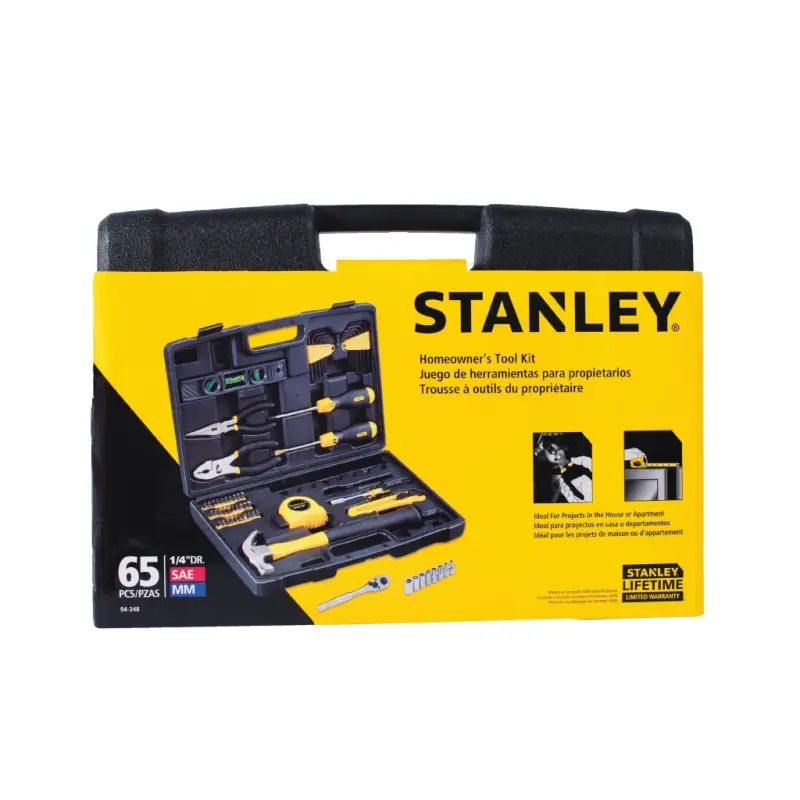 STANLEY 94-248 Homeowner's 65-Piece DIY Tool Kit - 5